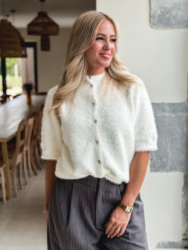 Gilet Emely - Ecru