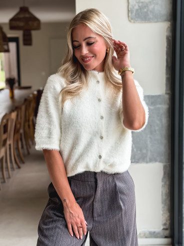 Gilet Emely - Ecru Gilet Emely - Ecru