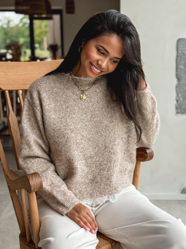 Pull Véllana - Beige sable