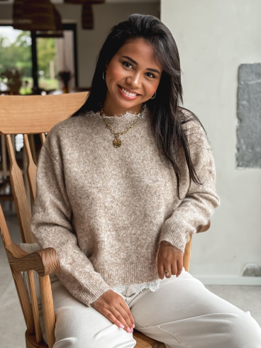 Pull Véllana - Beige sable