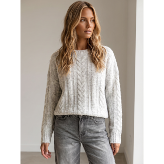 Pull Caissy - Gris Chiné