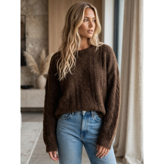 Pull Caissy - Chocolat