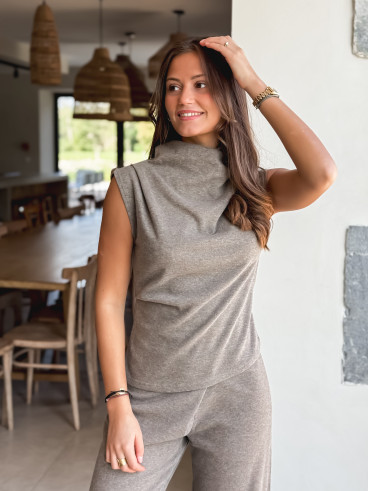 Blouse Therezia - Taupe