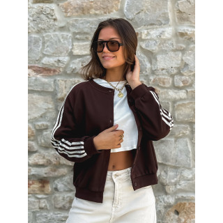 Gilet Hérisia - Chocolat/Blanc