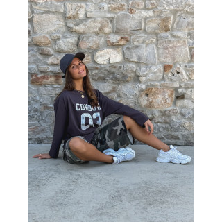 Blouse "Cowboys 03" - Gris foncé