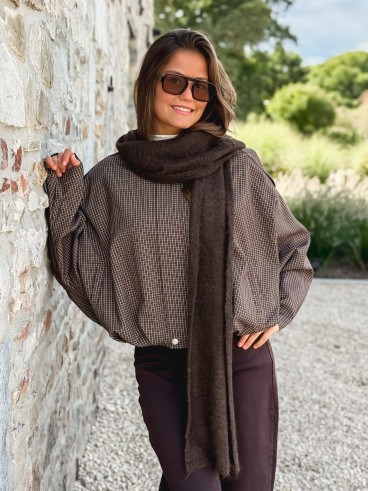 Echarpe Nuria - Chocolat Echarpe Nuria - Chocolat