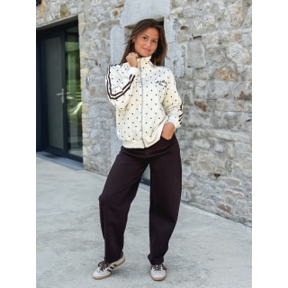 Gilet à pois Mazélia - Ecru