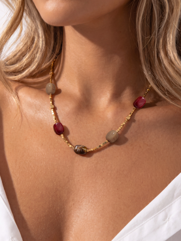 Collier Evania - Doré