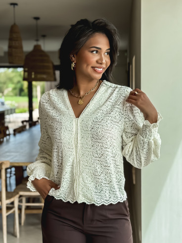 Blouse Kellyne - Crème