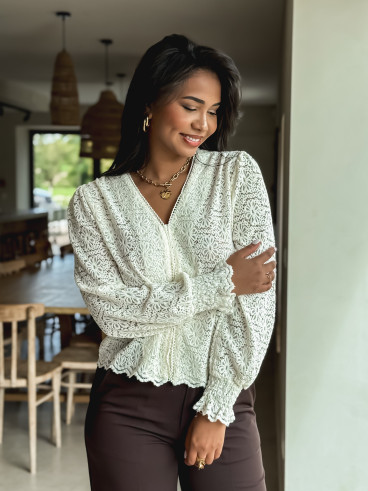 Blouse Kellyne - Crème