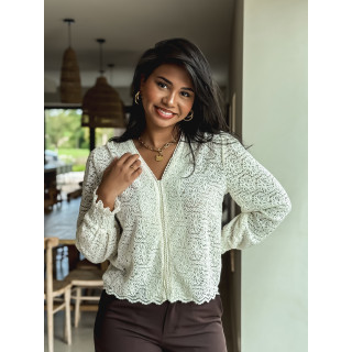 Blouse Kellyne - Crème