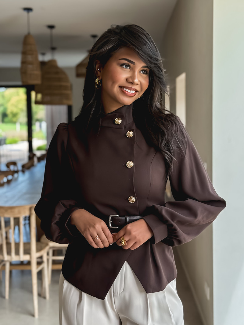 Veste Amalys - Chocolat Veste Amalys - Chocolat