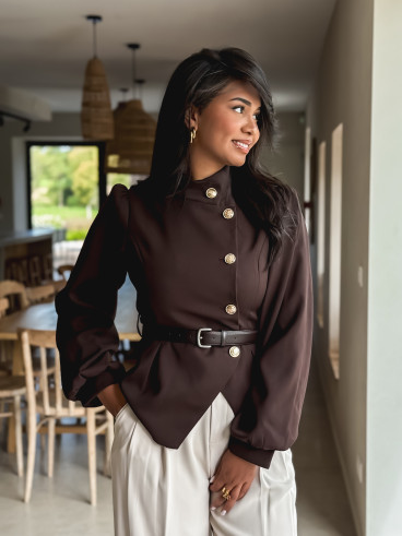 Veste Amalys - Chocolat Veste Amalys - Chocolat