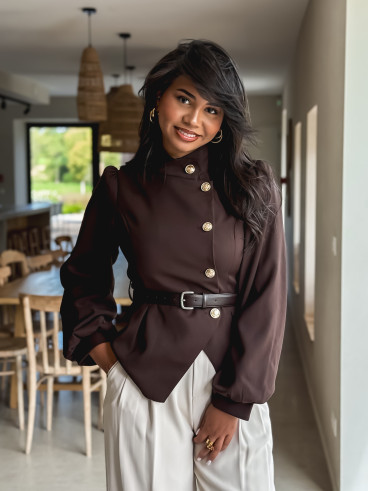 Veste Amalys - Chocolat Veste Amalys - Chocolat