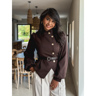 Veste Amalys - Chocolat