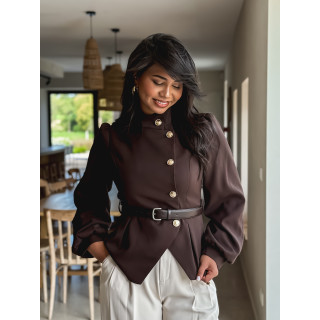Veste Amalys - Chocolat