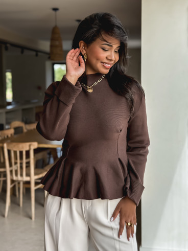 Pull Kacy - Chocolat