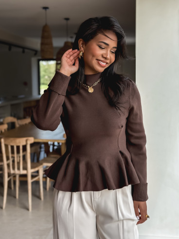 Pull Kacy - Chocolat