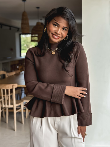 Pull Kacy - Chocolat