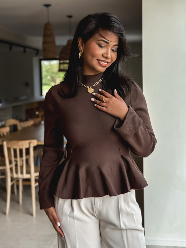 Pull Kacy - Chocolat