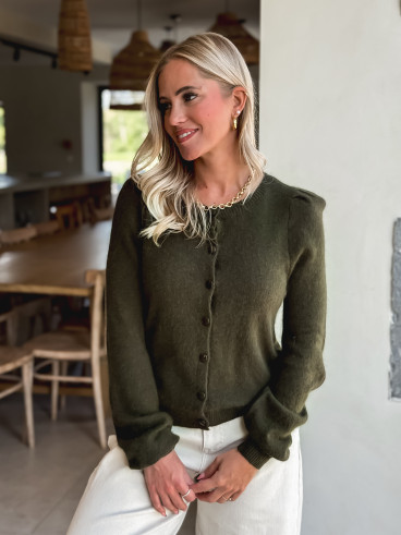 Gilet Ophélina - Kaki