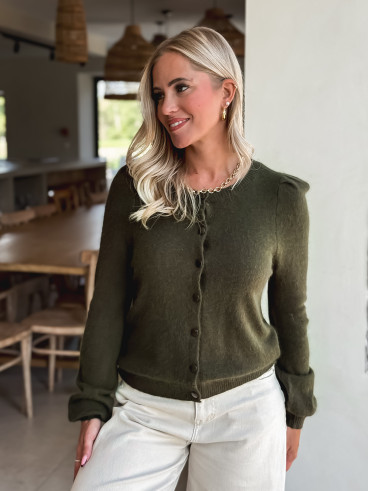 Gilet Ophélina - Kaki Gilet Ophélina - Kaki