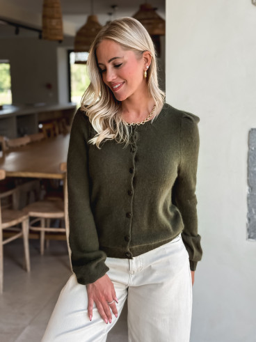 Gilet Ophélina - Kaki