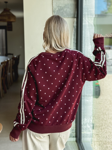 Pull "New York" - Bordeaux