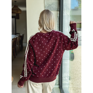 Pull "New York" - Bordeaux