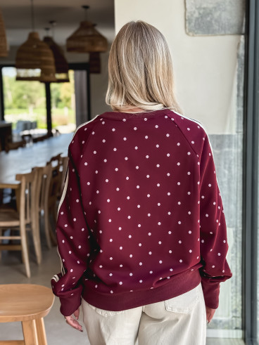 Pull "New York" - Bordeaux
