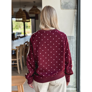 Pull "New York" - Bordeaux
