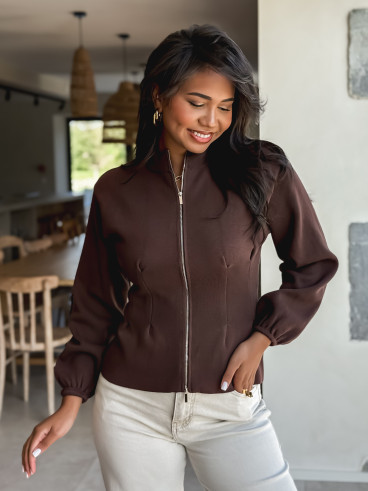 Gilet Evanna - Chocolat Gilet Evanna - Chocolat