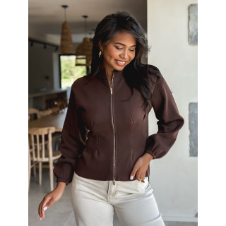 Gilet Evanna - Chocolat