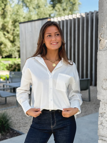 Chemise Amélys - Blanc Chemise Amélys - Blanc