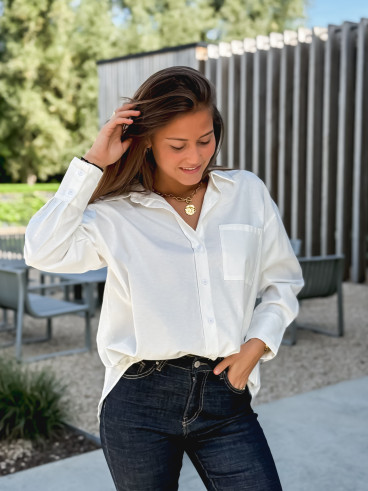 Chemise Amélys - Blanc Chemise Amélys - Blanc