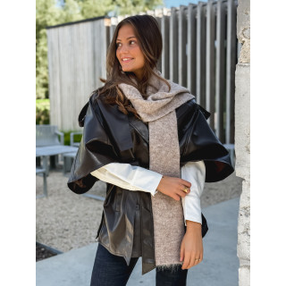 Veste en simili Velyna - Chocolat