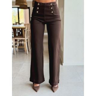 Jeans Esra - Chocolat
