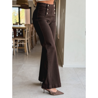 Jeans Esra - Chocolat