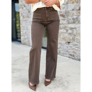 Jeans Anna - Marron