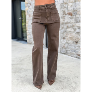 Jeans Anna - Marron