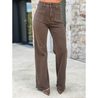 Jeans Anna - Marron