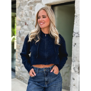Gilet court Julinne - Bleu marine