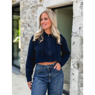 Gilet court Julinne - Bleu marine
