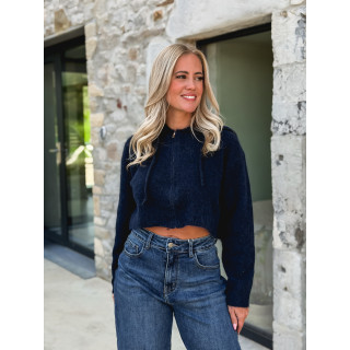 Gilet court Julinne - Bleu marine