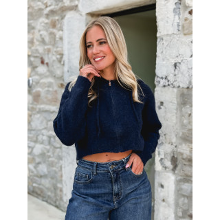 Gilet court Julinne - Bleu marine