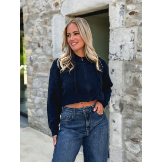 Gilet court Julinne - Bleu marine