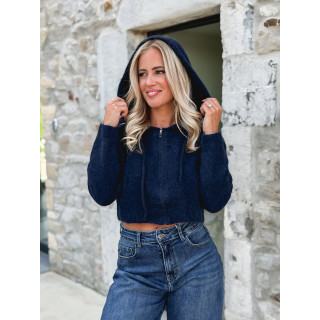 Gilet court Julinne - Bleu marine