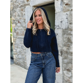 Gilet court Julinne - Bleu marine