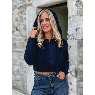 Gilet court Julinne - Bleu marine
