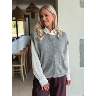 Gilet sans manches Christina - Gris